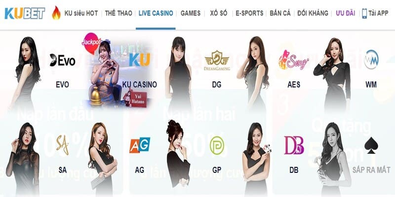 Giới thiệu Kubet77 về thế giới casino live hấp dẫn